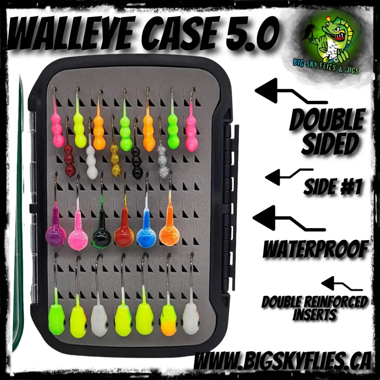 Big Sky Walleye Case 5.0 58pc set