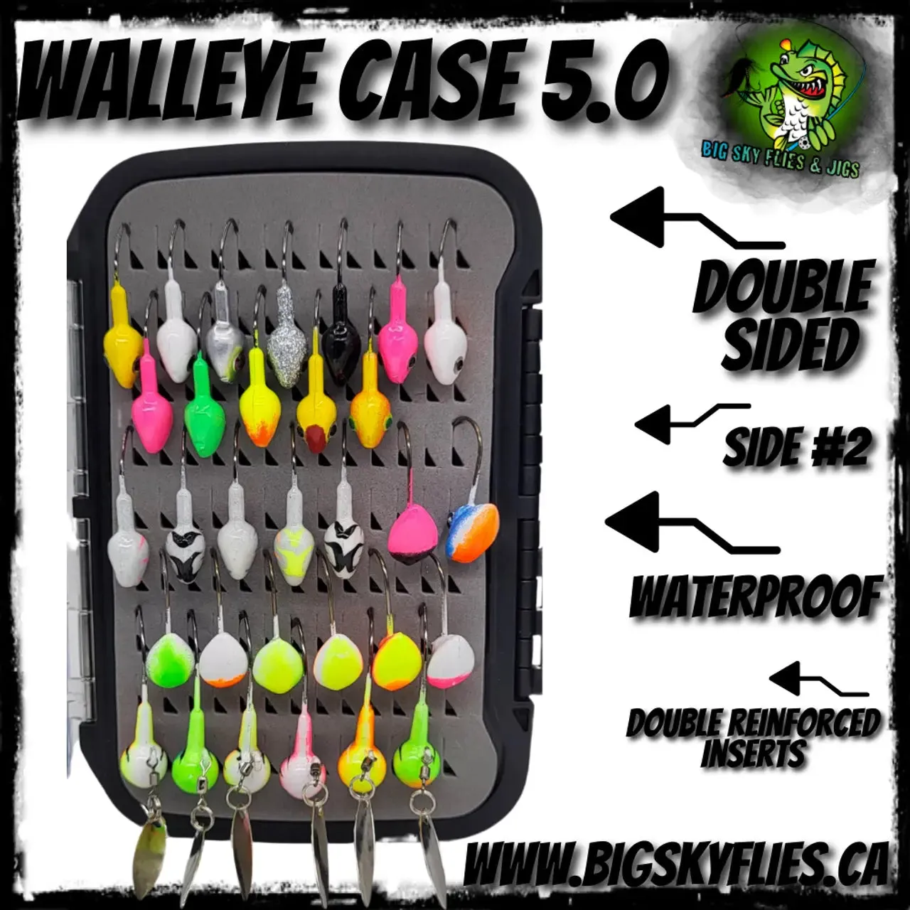 Big Sky Walleye Case 5.0 58pc set