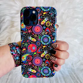 Black Paisley Case For iPhone