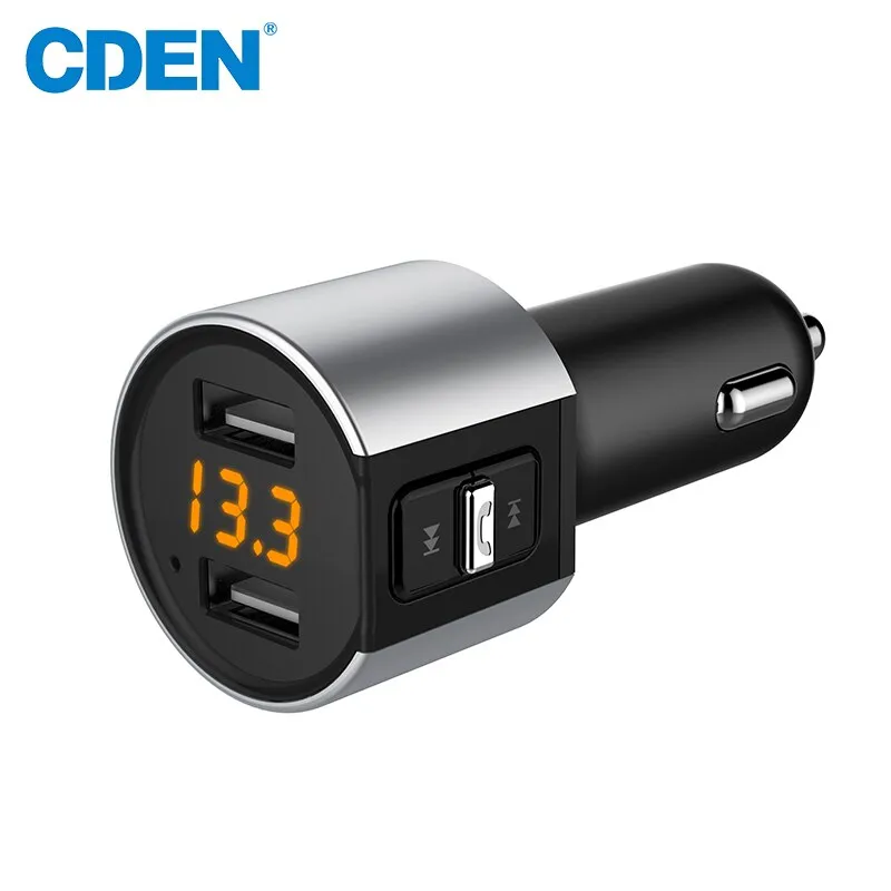 Bluetooth FM Transmitter Car MP3 Modulator Handsfree Bluetooth Car Kit Cigarette Lighter Dual USB Bluetooth car Free Shipping