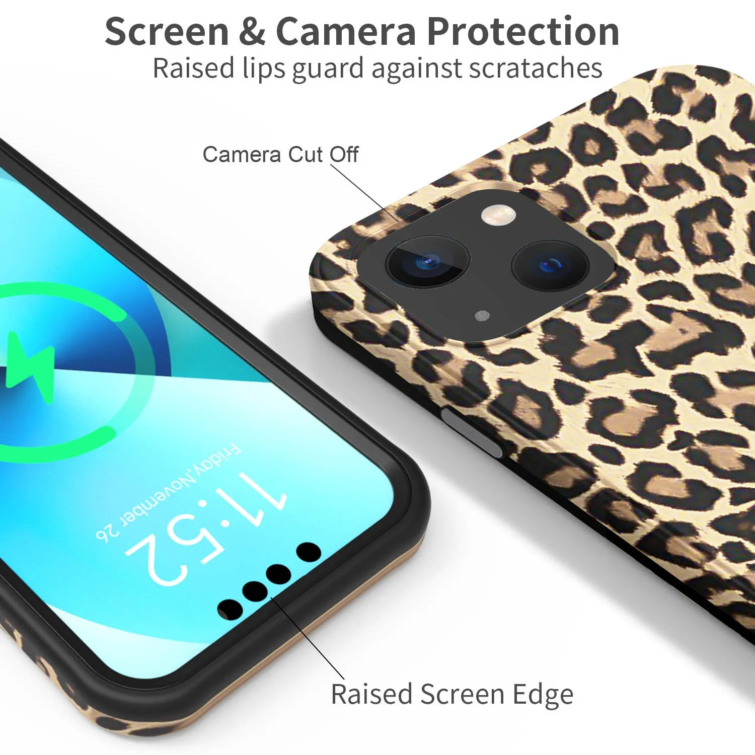 Blush Leopard Phone Case For iPhone