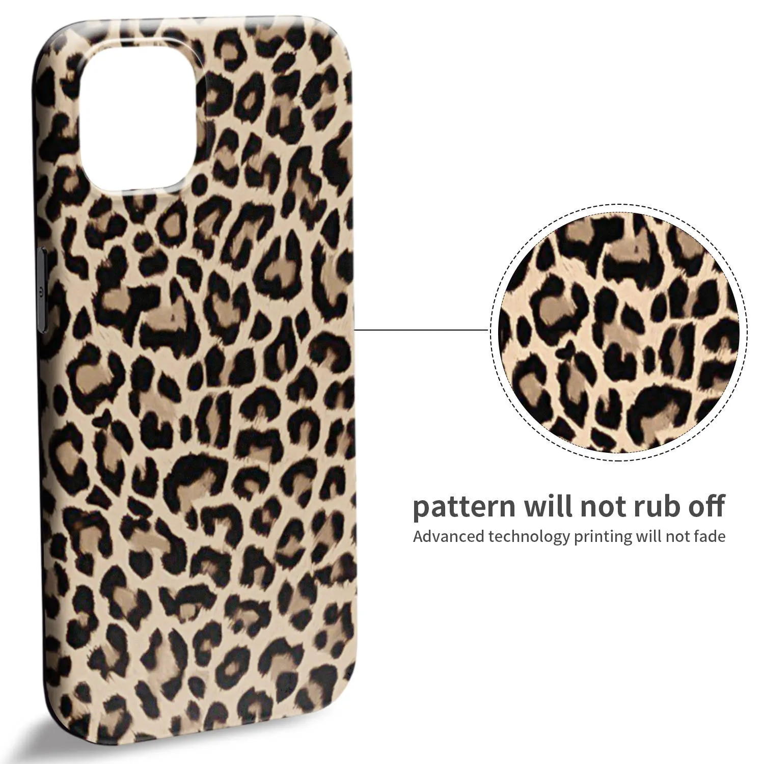 Blush Leopard Phone Case For iPhone