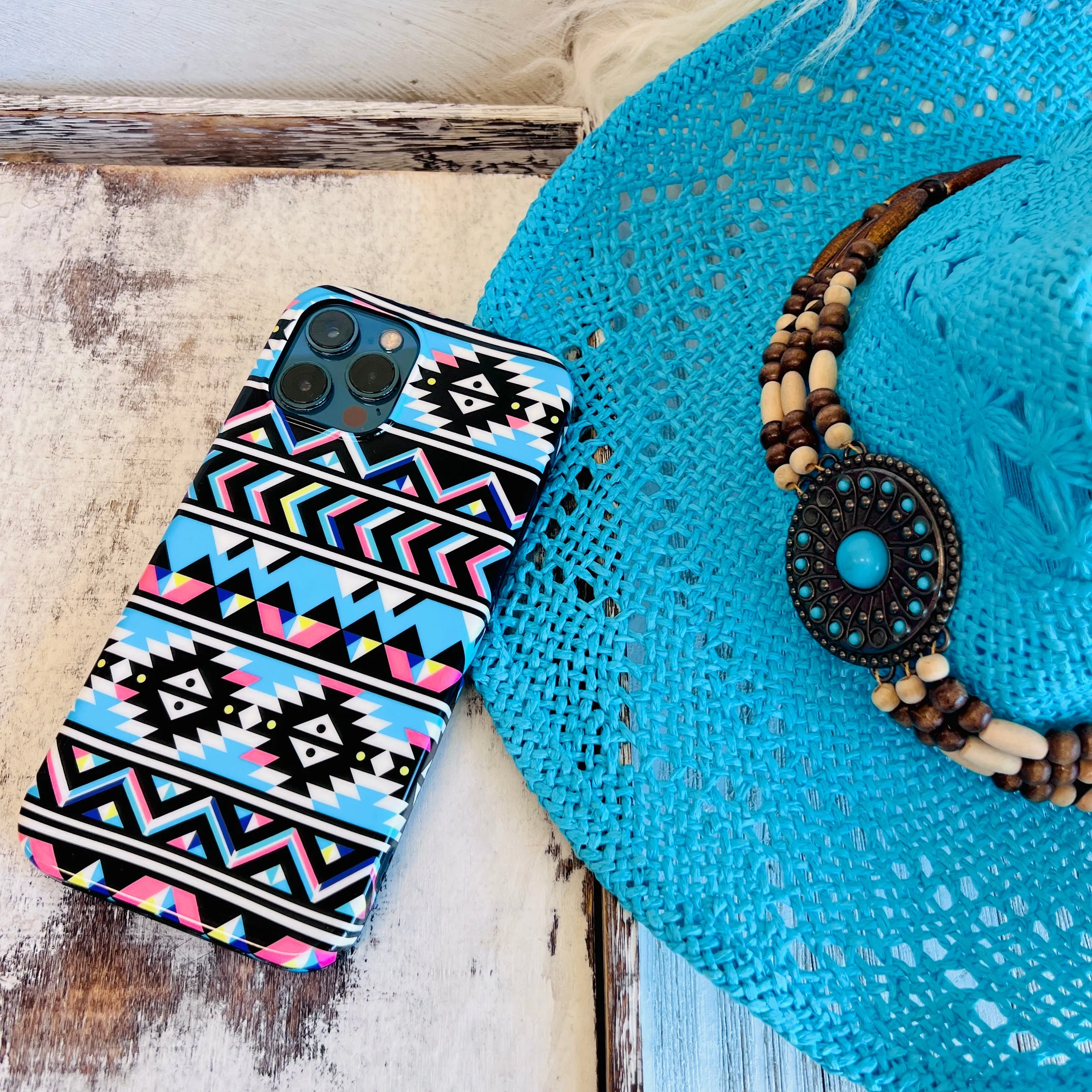 Boho-Chic Turquoise Case For iPhone