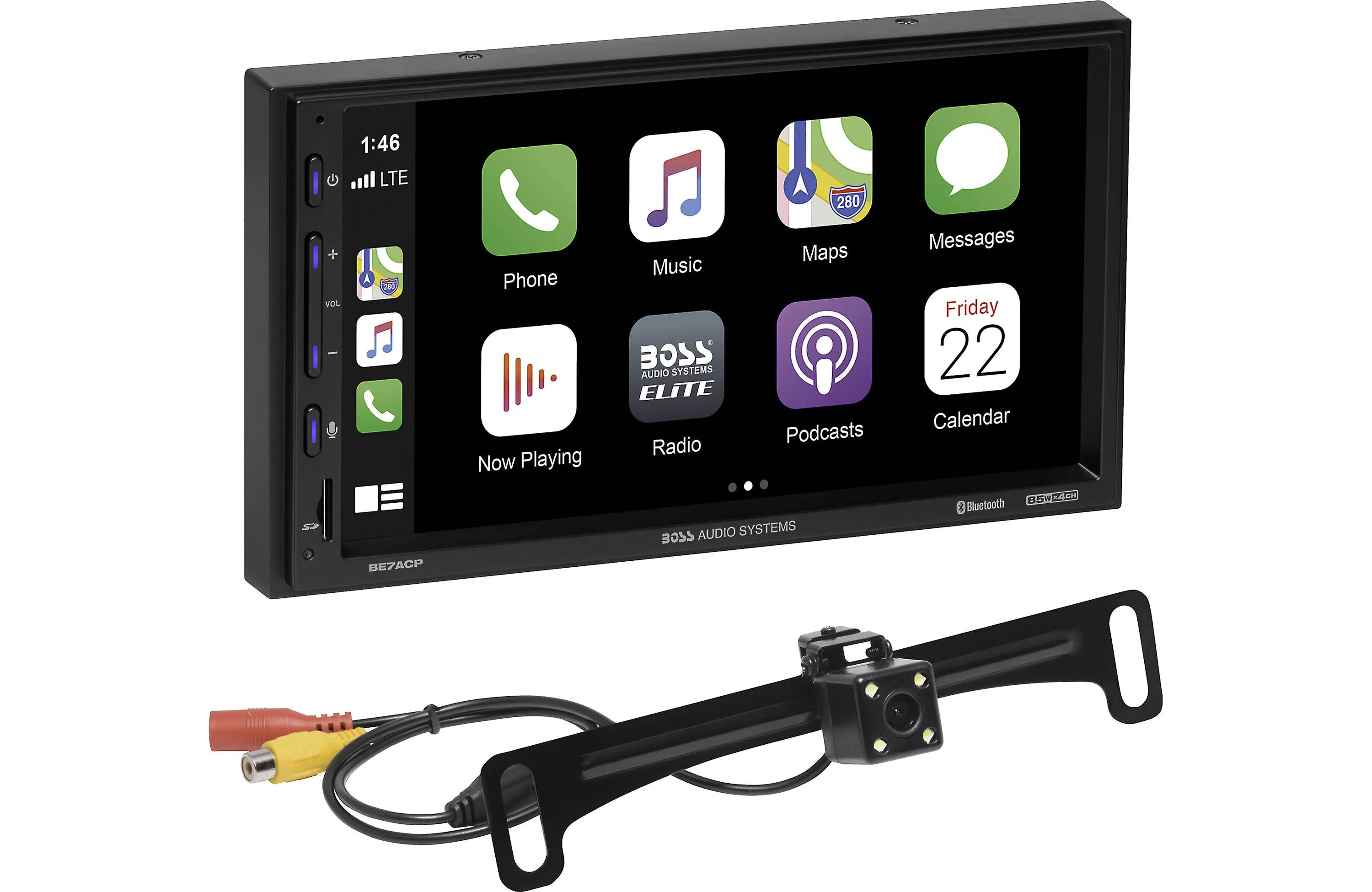 Boss Audio BE7ACP-C 2-Din Digital Multimedia Receiver   FREE Backup Camera