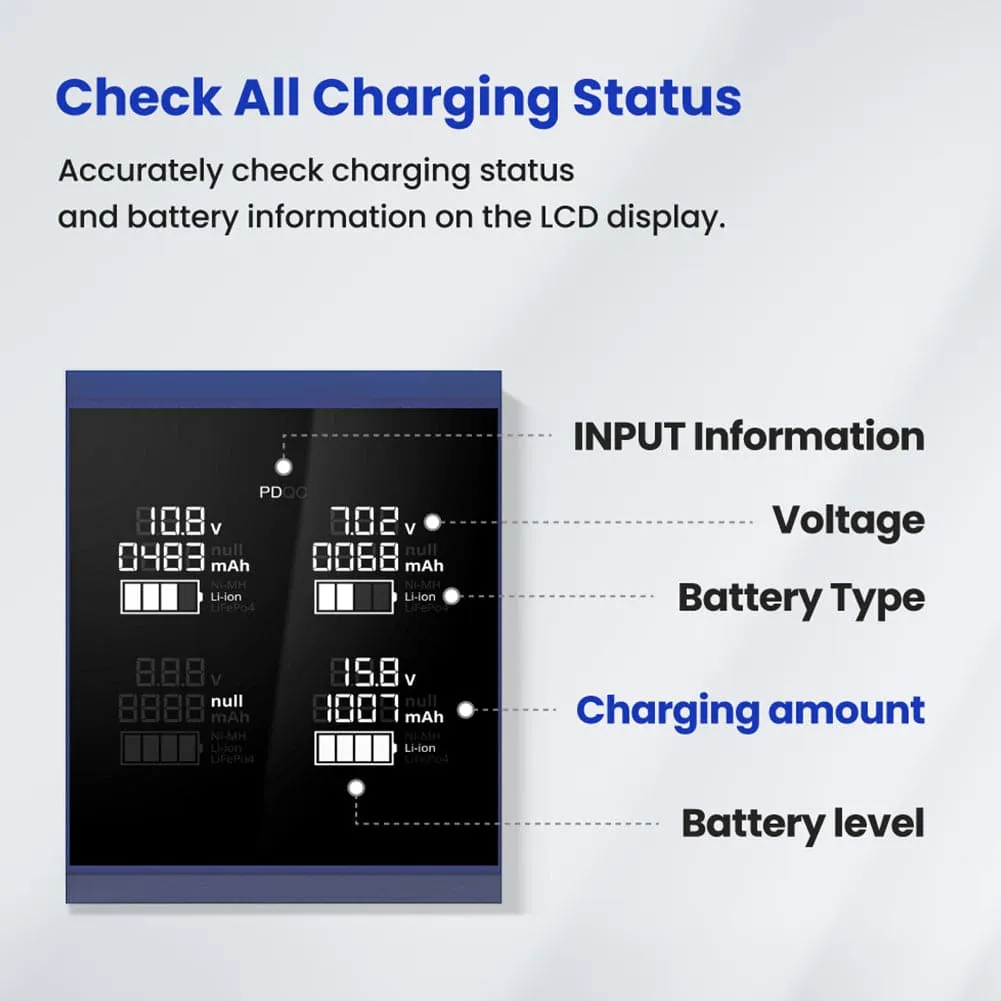 Bronine Multi Brand 4 Port Camera Charging Station