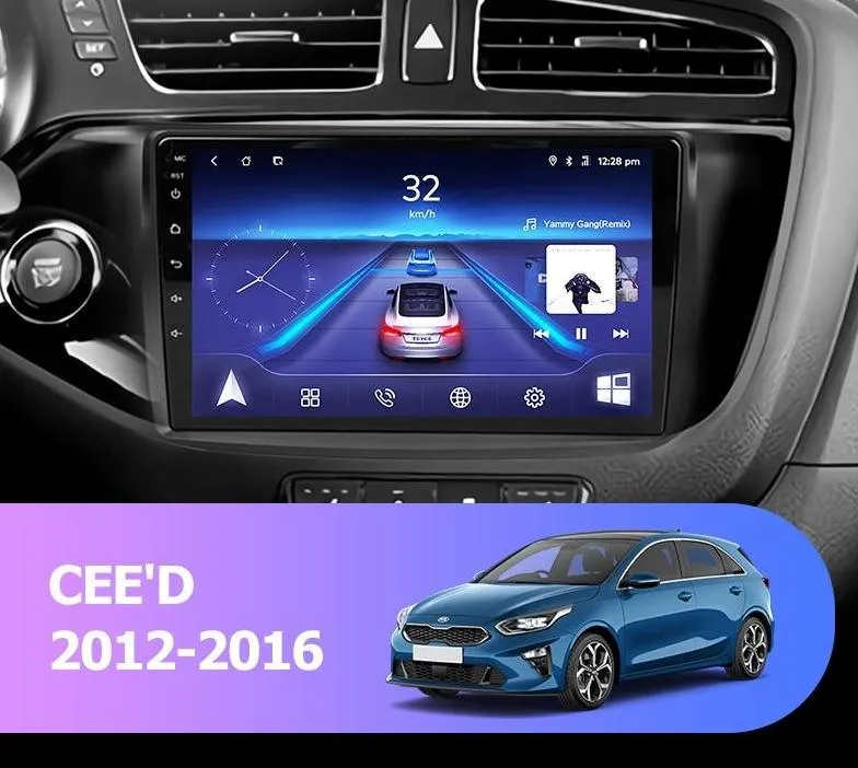 Car Dealz 9" Android 10.0 For KIA CEE'D JD 2012-2016 w CAM In Dash Plus OEM Fascia