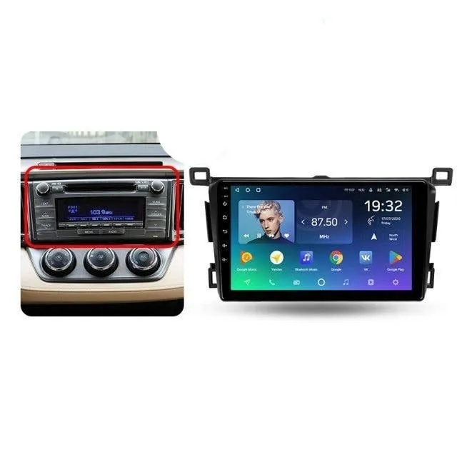 Car Dealz Premium Advanced 4G Data Model 10.2" Android 12.0 For Toyota RAV4 4 XA40 5 XA50 2012 - 2018 In Dash Plus OEM Fascia