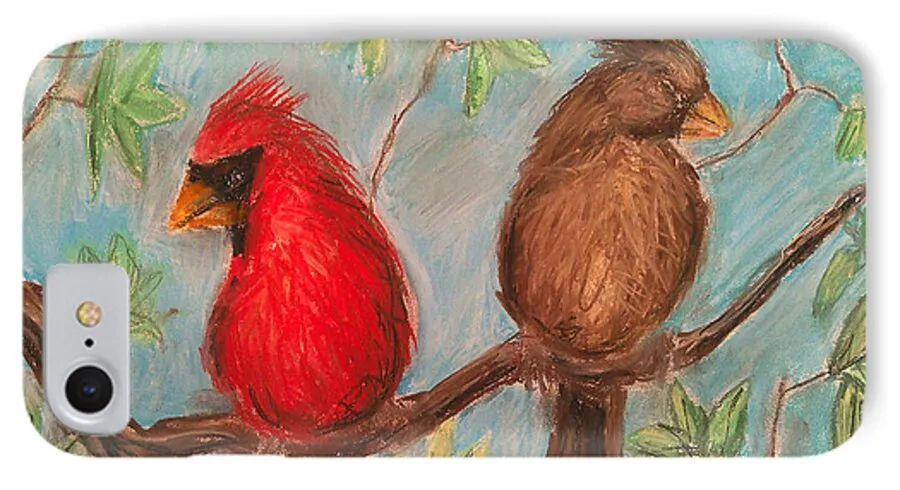 Cardinal Couple - Phone Case