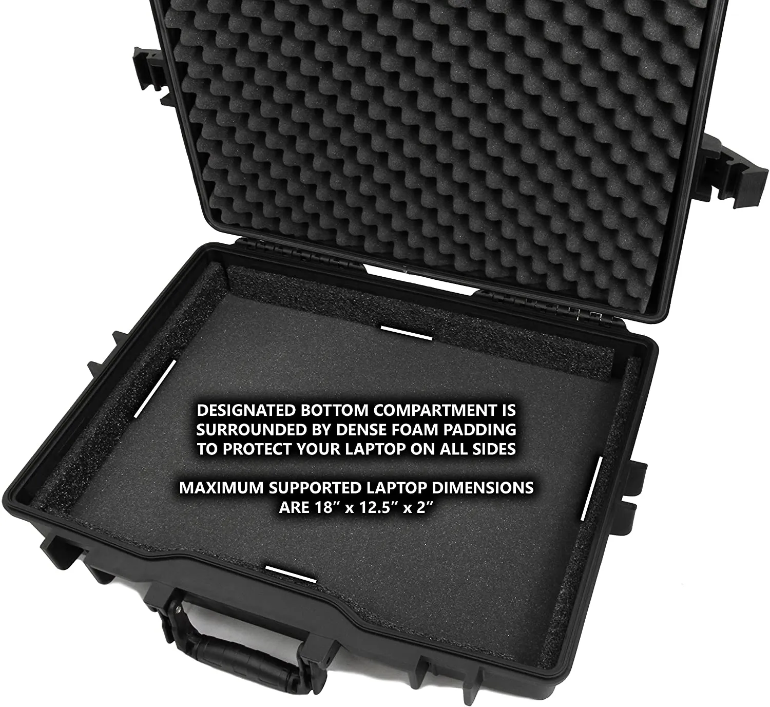 CASEMATIX 17" Elite Custom Waterproof Laptop Case fits Acer Predator Helios 300, Helios 500, Nitro 5 and More Gaming Laptops 15.6"-17.3"