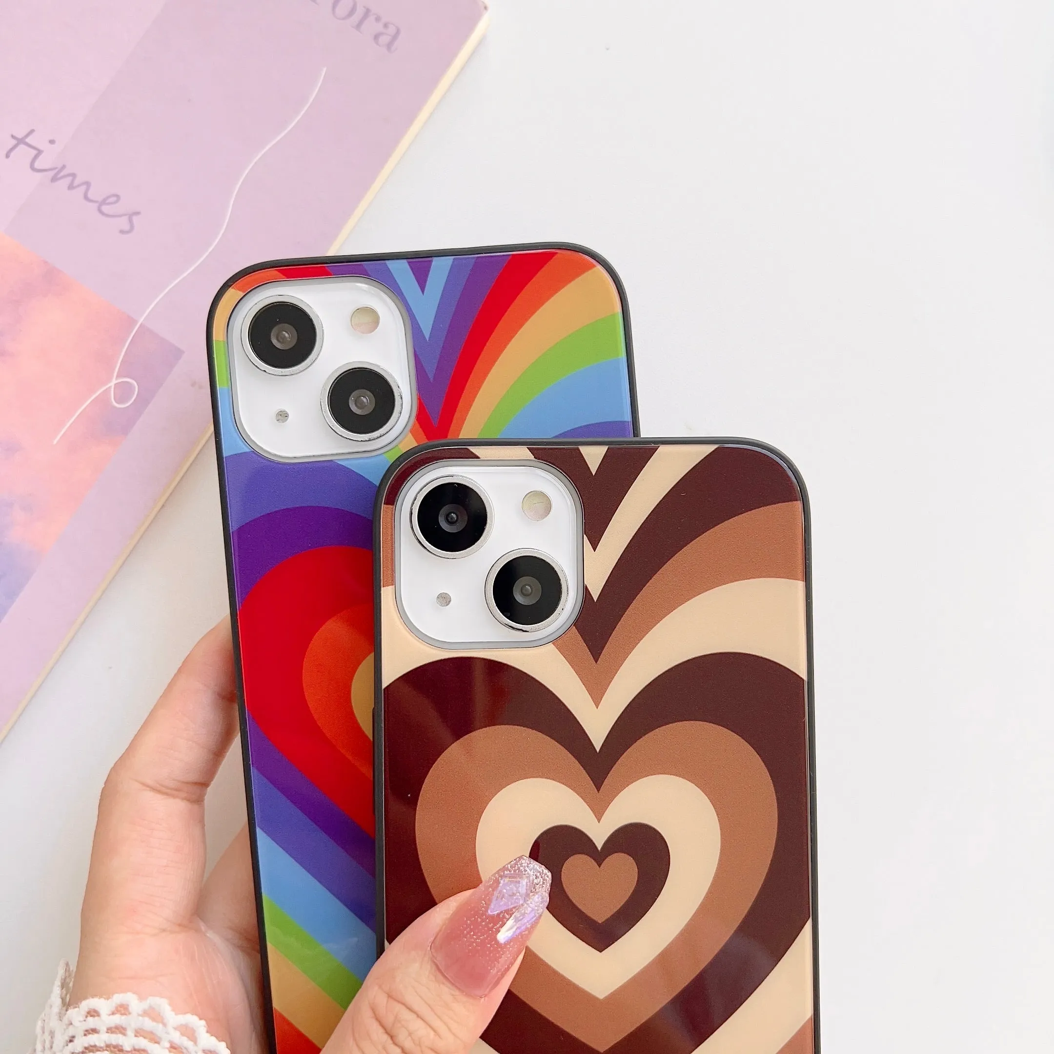 Choco Heart Glass Case