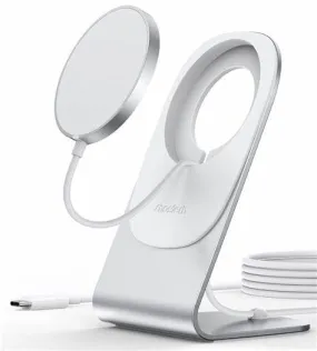 Choetech Magasafe Fast Wireless Charger Stand Holder For Iphone 12 White