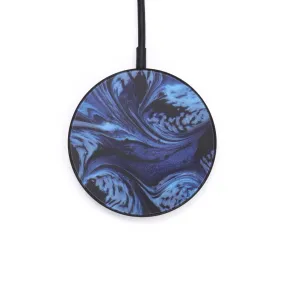 Circle ResinArt Wireless Charger - Sameh (Dark Blue, 609033)