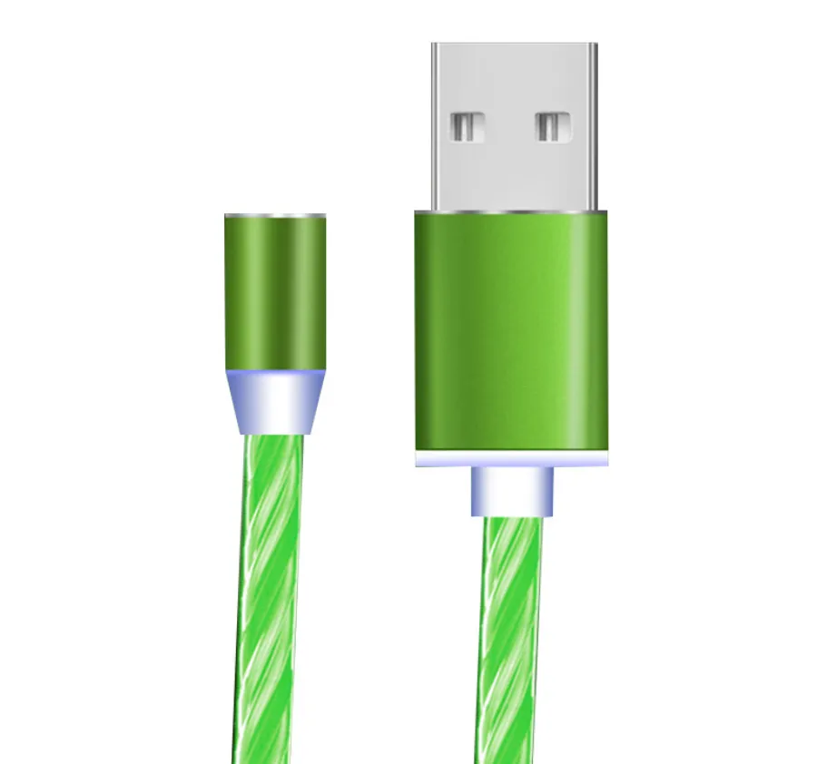 Circular Magnetic Charging Cable for Android/iOS Devices with Automatic Charging Calibration