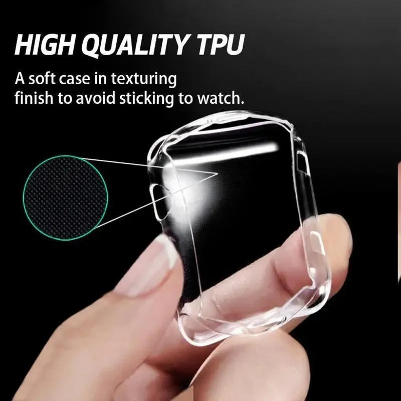 Clear Smart Watch Screen Protector Compatible with Apple Watch