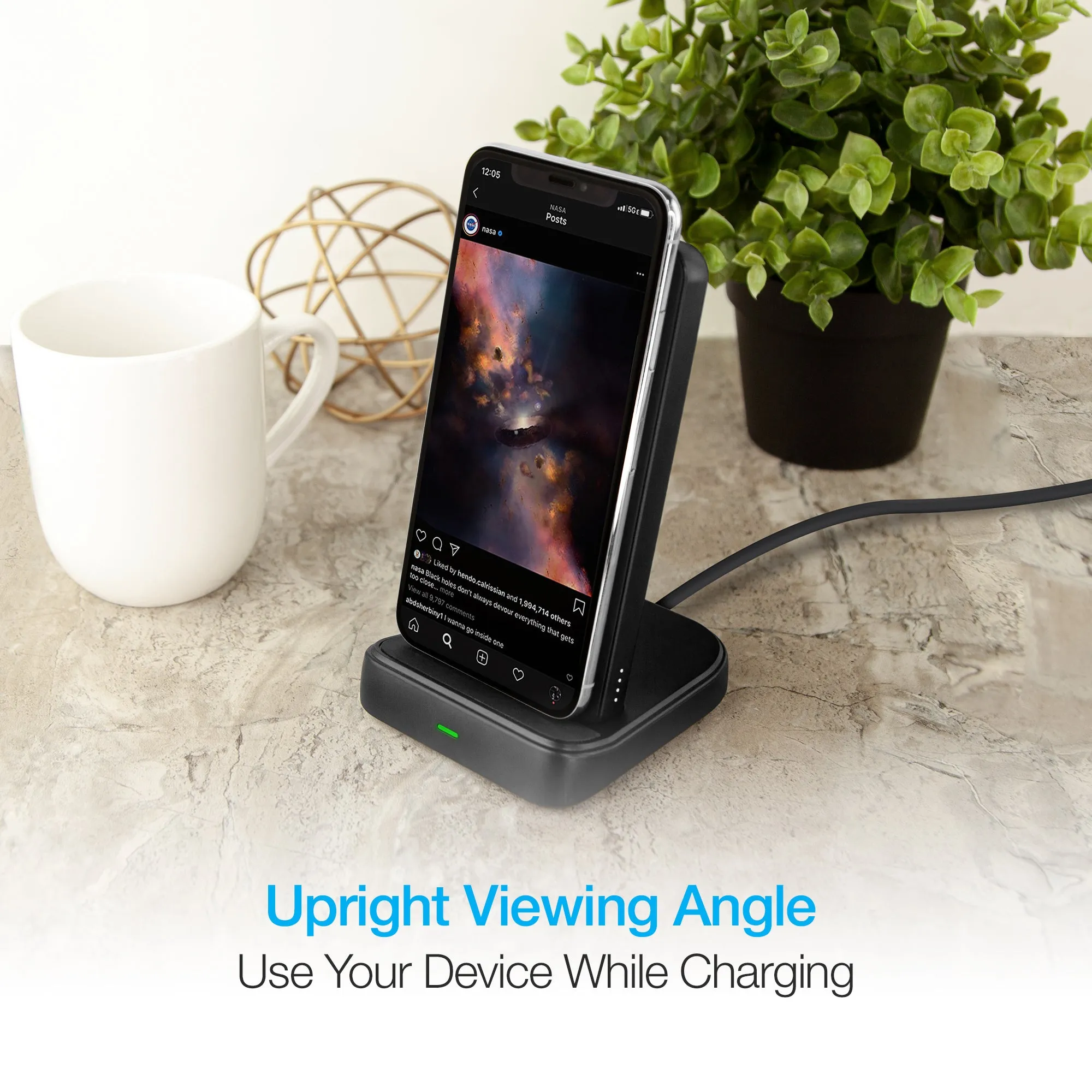 Core 2-in-1 Charging Dock   10,000mAh Wireless Power Bank