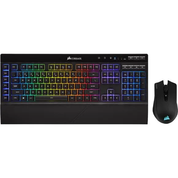 CORSAIR Wireless Gaming Bundle - K57 RGB Wireless Gaming Keyboard - Harpoon RGB Wireless Gaming Mouse