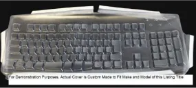 Custom Made Keyboard Cover for Logitech MX5500 - Part# 208G114