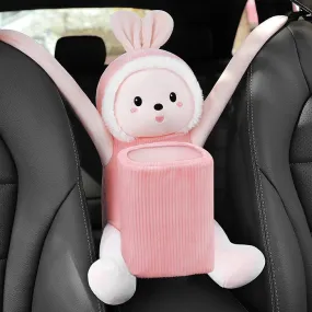 Cute Cartoon Animals Car Tissue Box