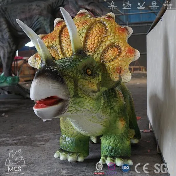 Cute Triceratops Car Ride On Dinosaur-RD019