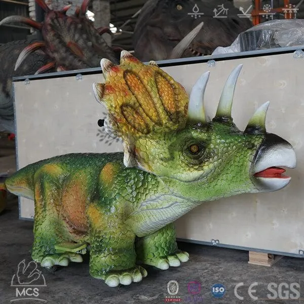 Cute Triceratops Car Ride On Dinosaur-RD019