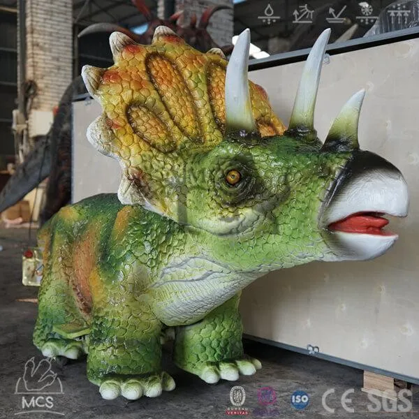 Cute Triceratops Car Ride On Dinosaur-RD019