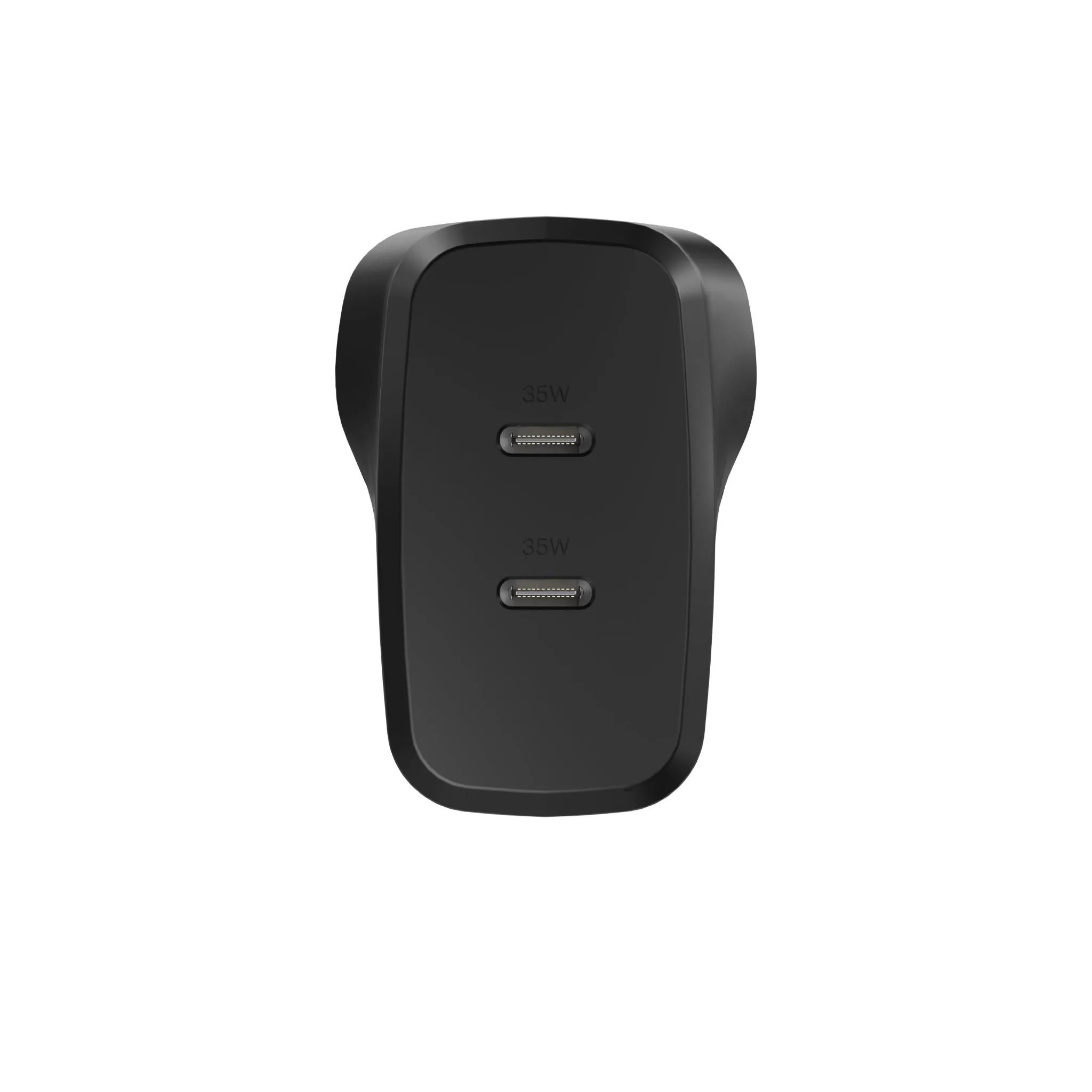 Cygnett PowerPlus 35W Dual Port USB-C Wall Charger (Black)