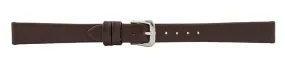 Dark Brown Smooth Leather Watch Band 12mm 105710