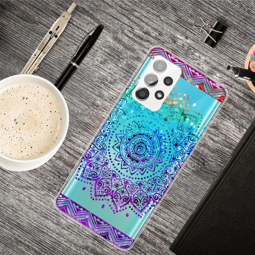 Deco Samsung Galaxy A32 case - Colorful Mandala Pattern