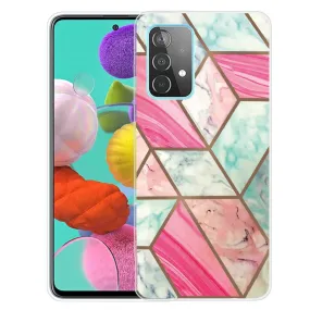 Deco Samsung Galaxy A73 case - Colorful Marble Tile