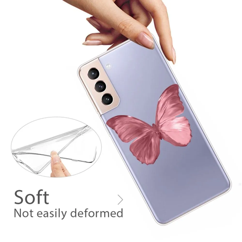 Deco Samsung Galaxy S22 case - Pink Butterfly