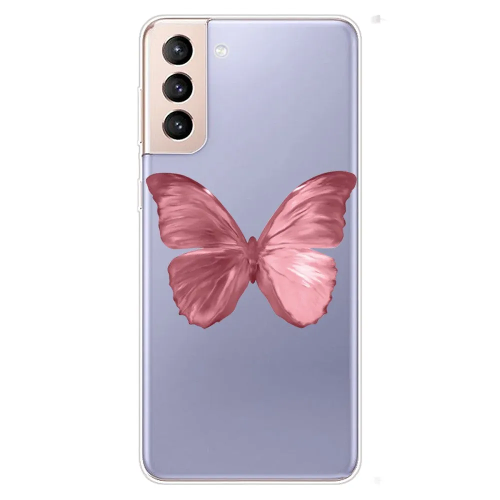 Deco Samsung Galaxy S22 case - Pink Butterfly