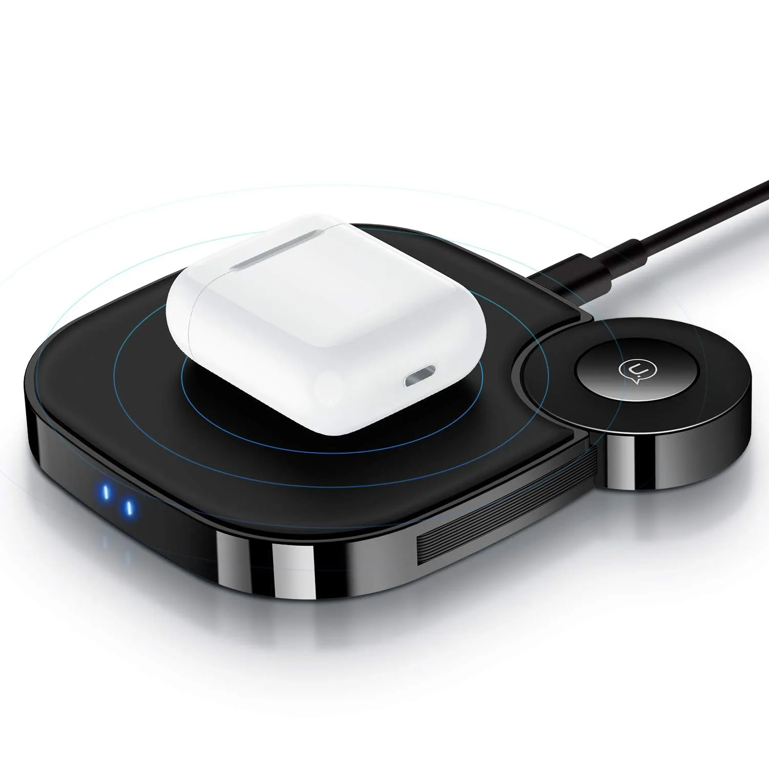 Dual Wireless Charging Station for Phone and Smart Watch