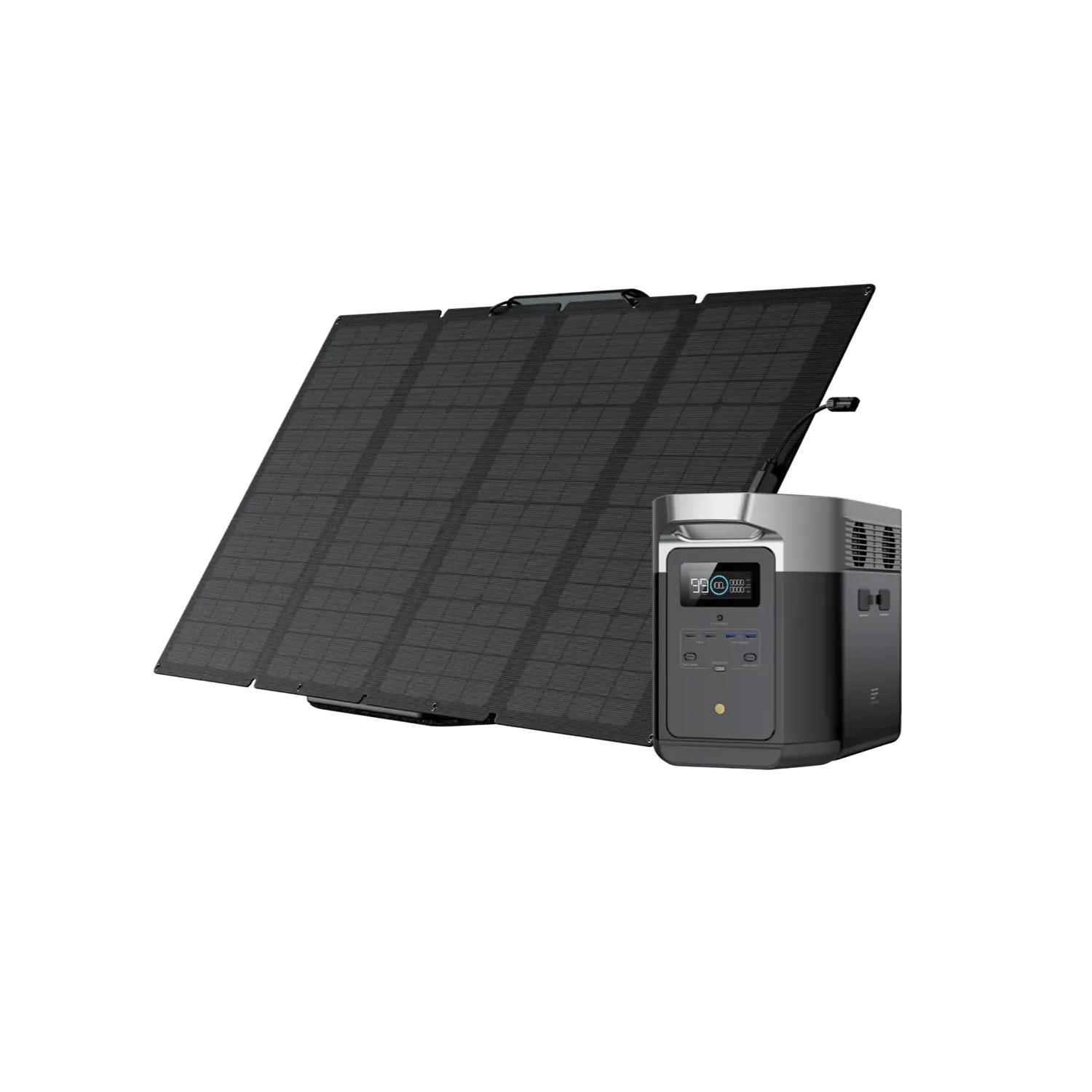 EcoFlow DELTA 2 Portable Power Station   160W Portable Solar Panel