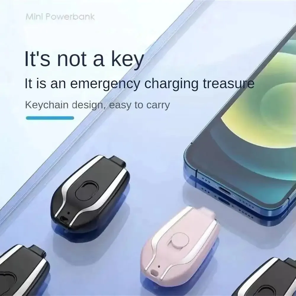 Emergency Charging Treasure Key Chain