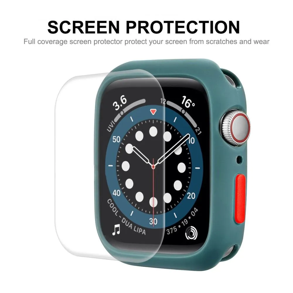 ENKAY Apple Watch (45mm) TPU cover   screen protector - Black