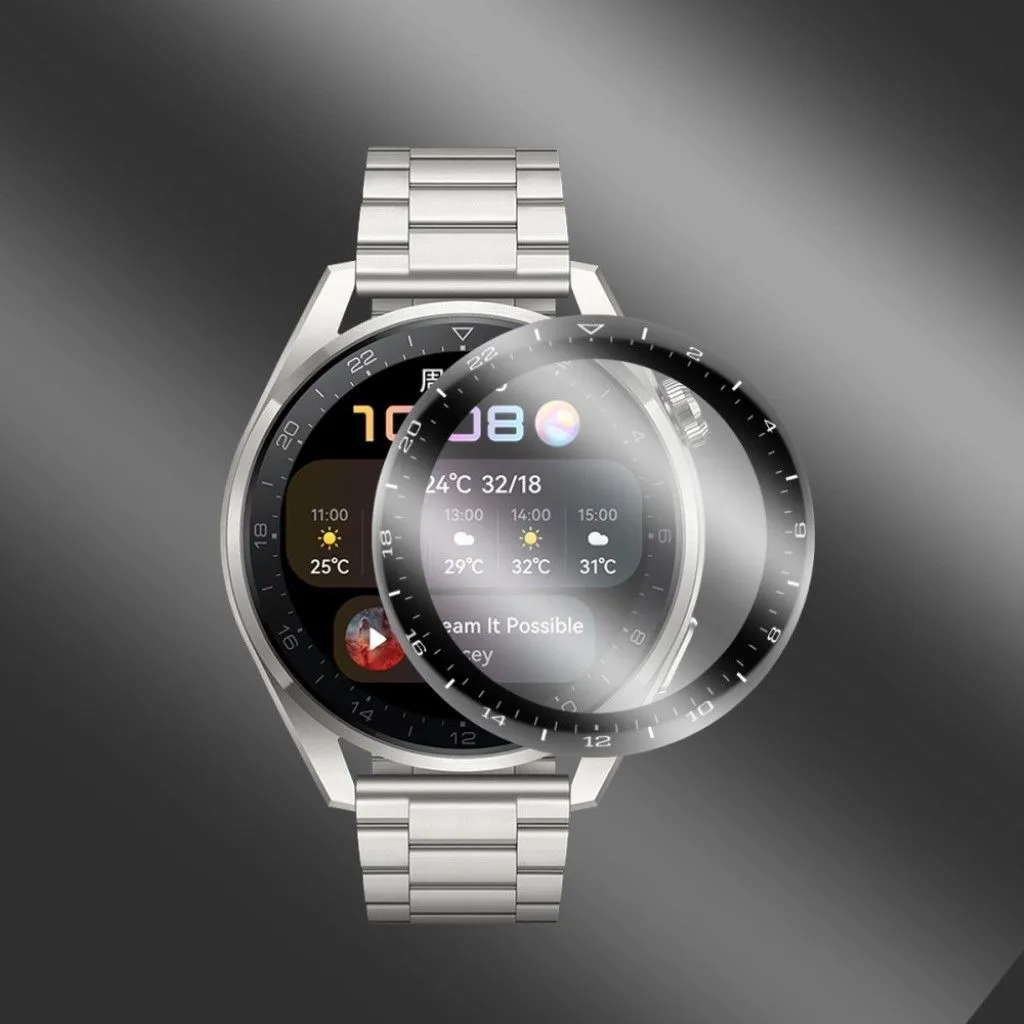 ENKAY Huawei Watch 3 Pro 9H curved tempered glass screen protector