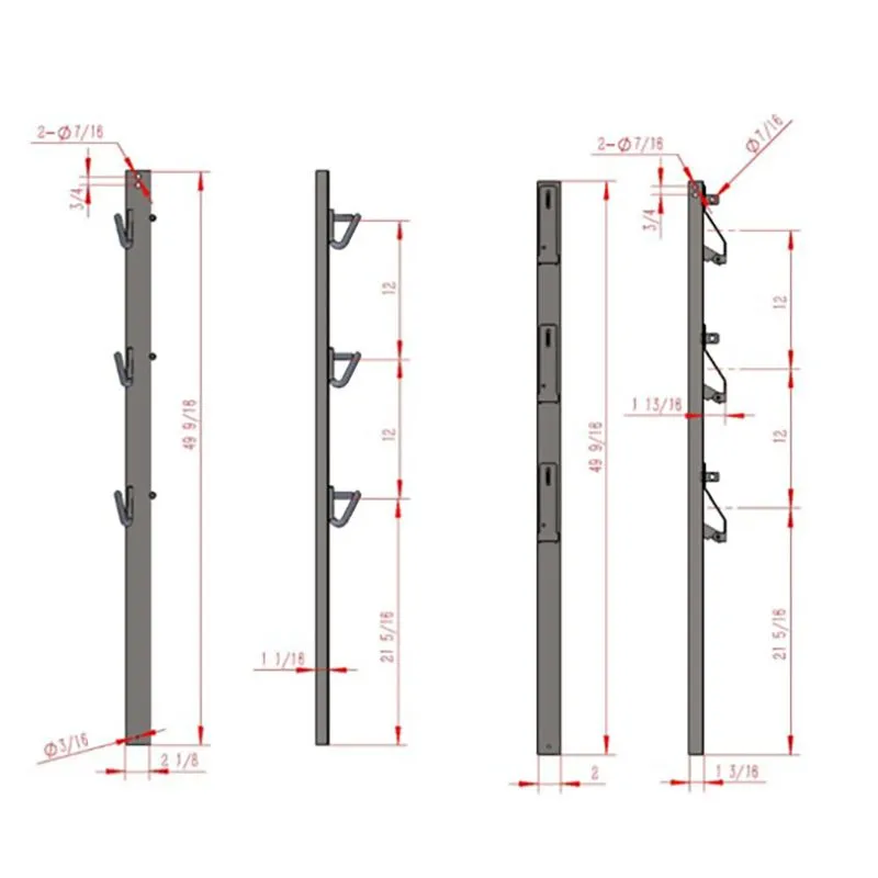 Equipment Guard 3-Trimmer Rack