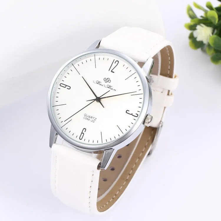 Fashion Women Wristwatches Luxury Leather Quartz Men Watch High Quality Clock Casual Women's Watches Relogio Brand Watches