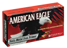 Federal AE45A American Eagle 45 Automatic Colt Pistol (ACP) 230 GR Metal Case (FMJ) 50 Bx/ 20 Cs