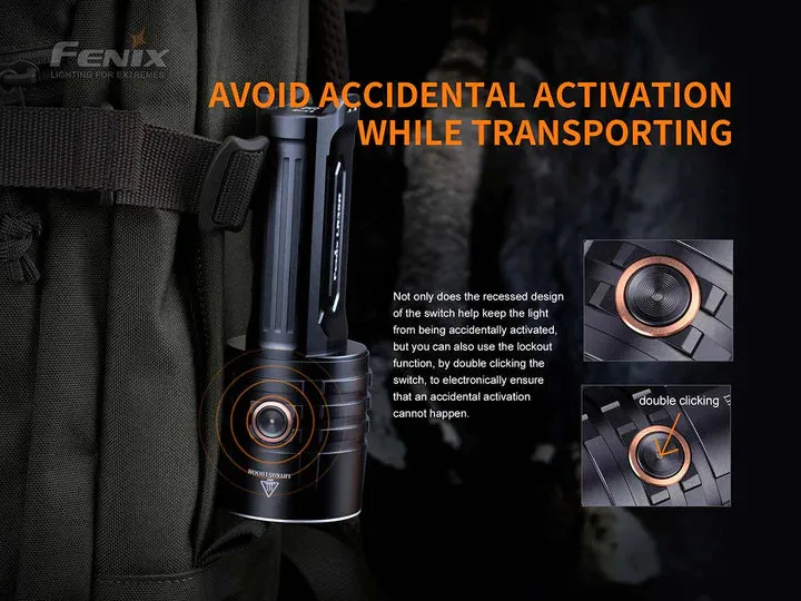 FENIX LR35R RECHARGEABLE FLASHLIGHT - 10000 LUMENS