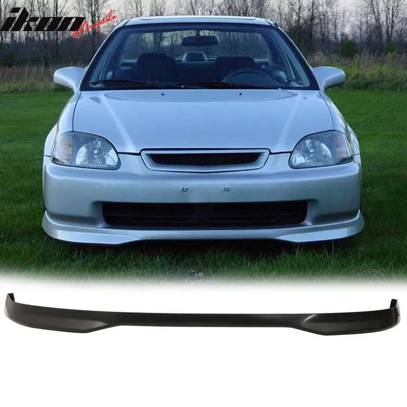 Fits Honda Civic 99-00 4D EK Front Bumper Lip   Sun Window Visor