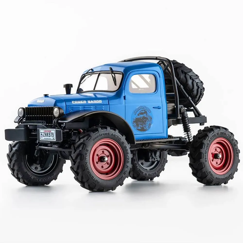 FMS (RTR) 1:24 FCX24 Power Wagon V2 4WD Rock Crawler w/2-Speed Transmission, Tx, LiPo & Charger