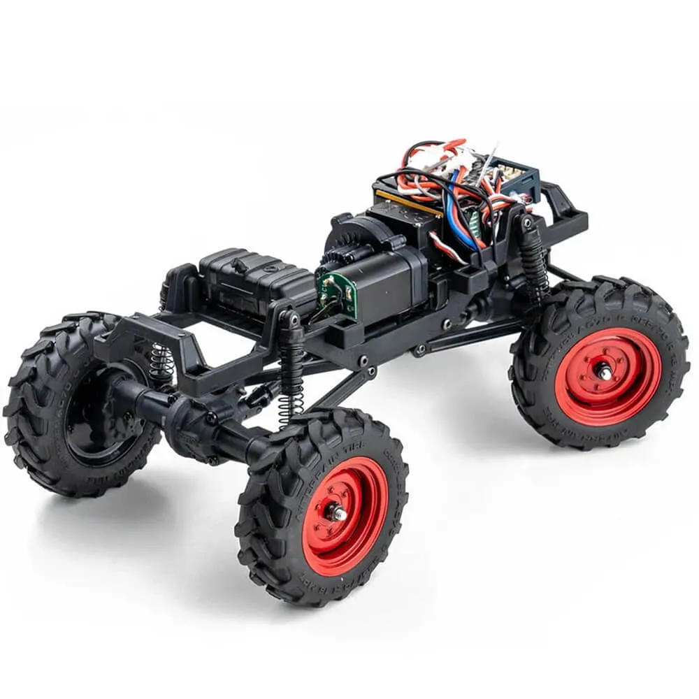 FMS (RTR) 1:24 FCX24 Power Wagon V2 4WD Rock Crawler w/2-Speed Transmission, Tx, LiPo & Charger