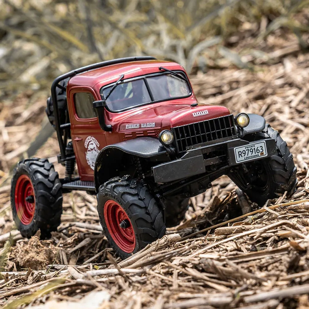 FMS (RTR) 1:24 FCX24 Power Wagon V2 4WD Rock Crawler w/2-Speed Transmission, Tx, LiPo & Charger