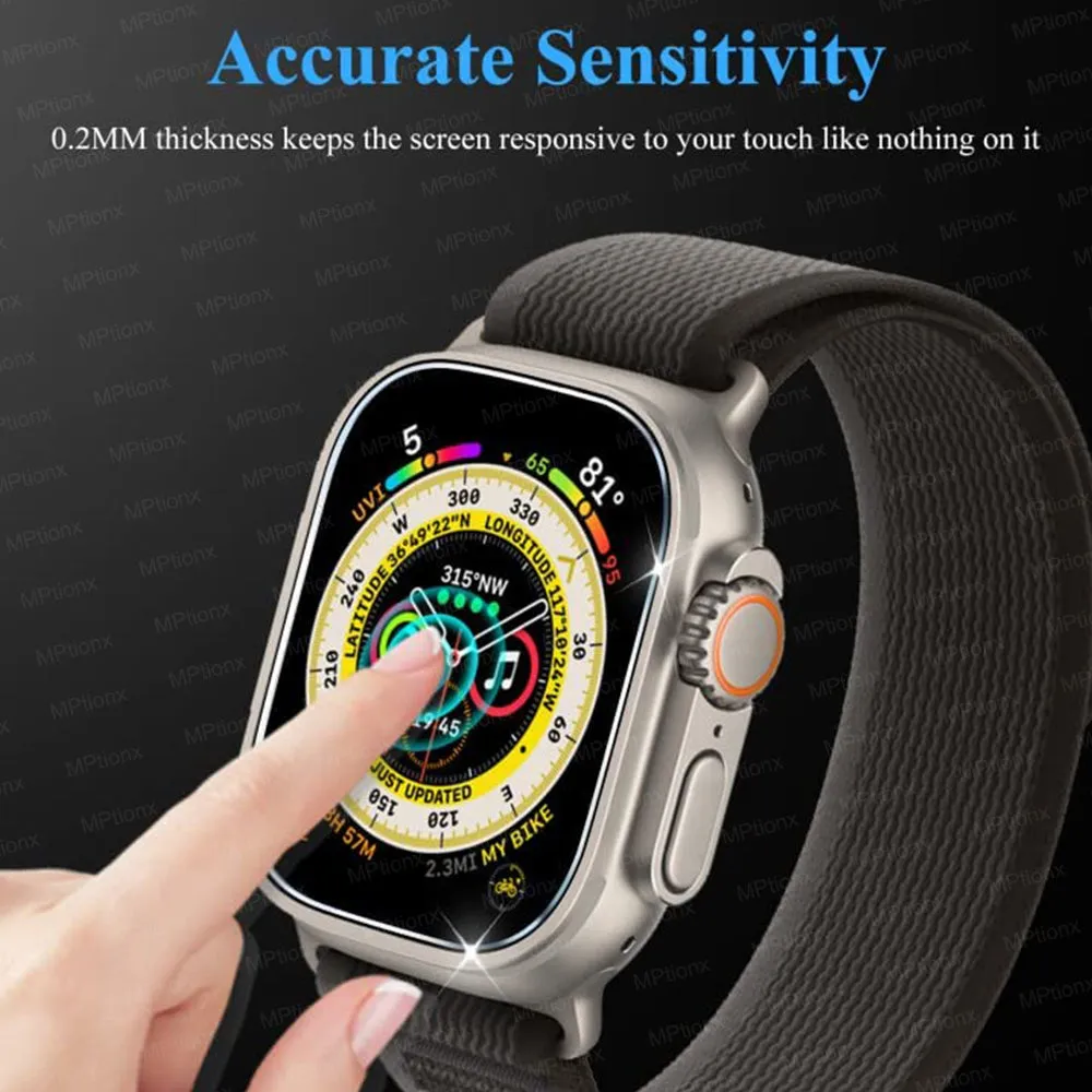 For Apple Watch Ultra 49mm High Clear Tempered Glass