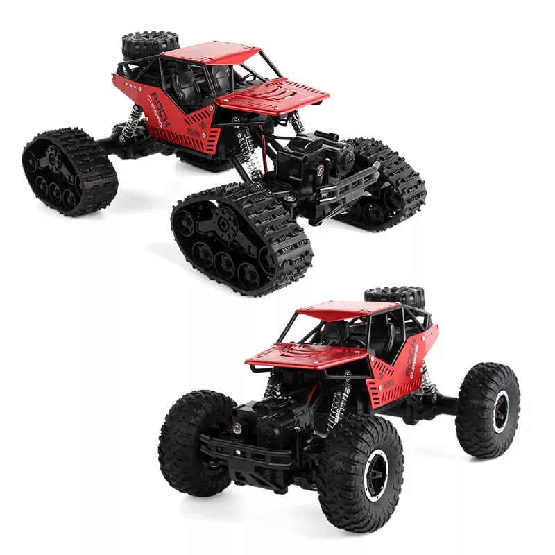 Four Wheel Drive Off-Road RC Car Rock Crawler Racing Cars-Red