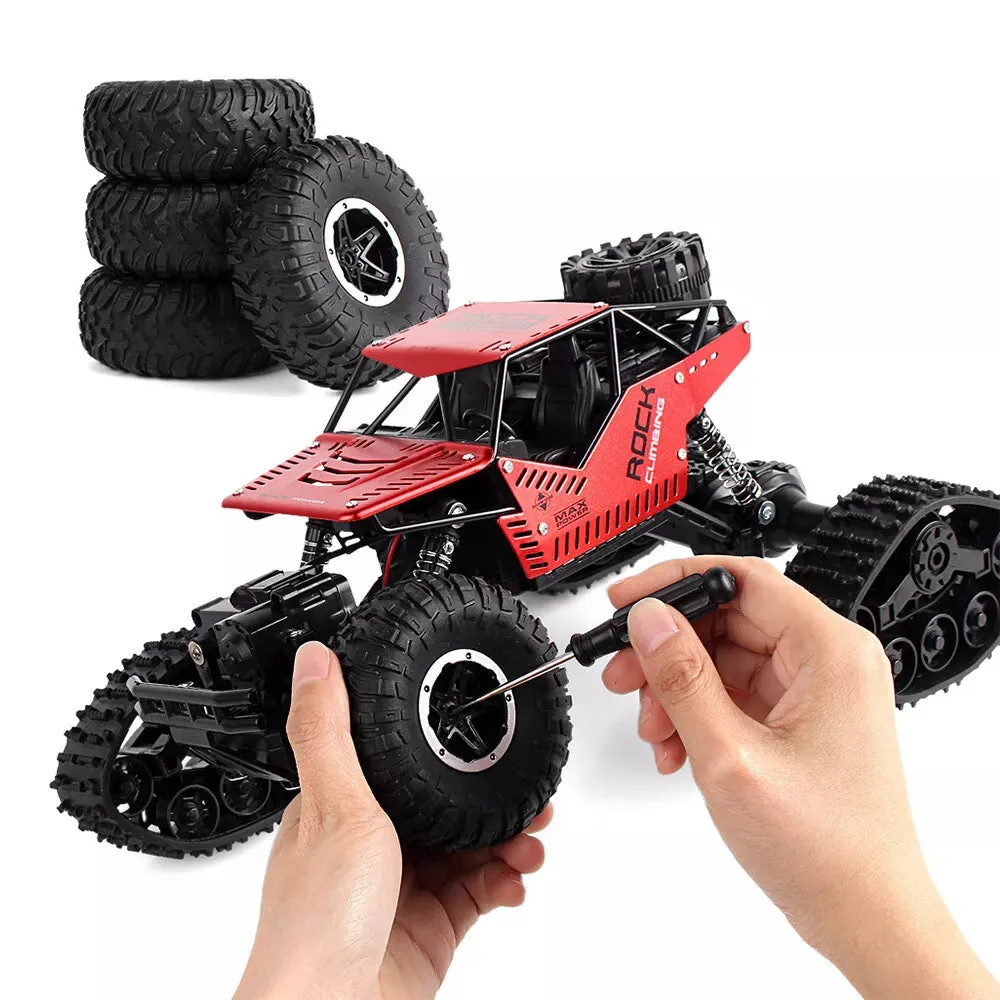 Four Wheel Drive Off-Road RC Car Rock Crawler Racing Cars-Red