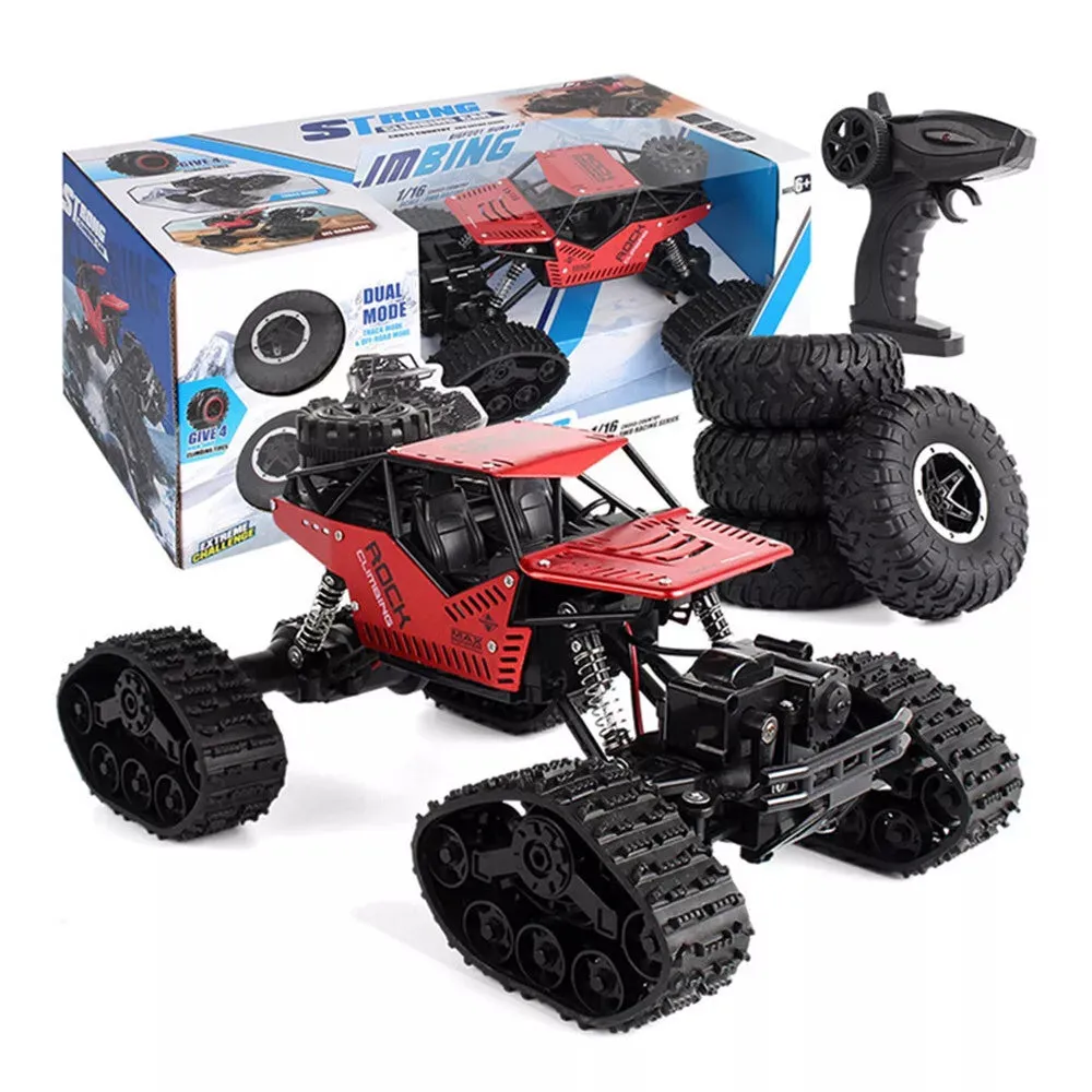 Four Wheel Drive Off-Road RC Car Rock Crawler Racing Cars-Red