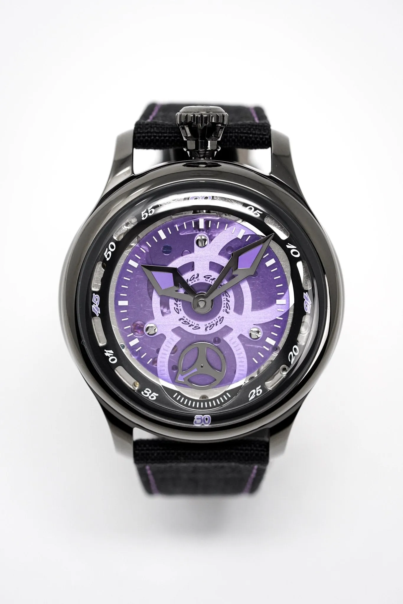 GaGà Milano Watch Classic Steel Gun PVD 8043.01