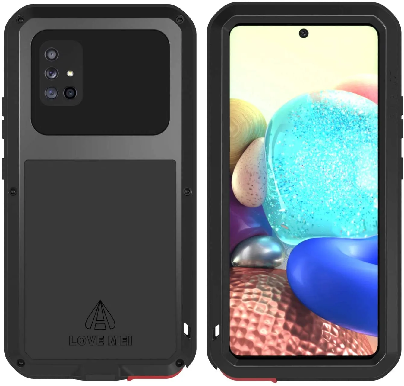 Galaxy A71 Shockproof Metal Aluminum Case